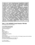 1912 1 7 1911 BERGDOLL Special Roadster FOR SALE ad