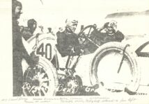 1912 Wuawuatosa Course Wisconsin Grand Prize Erwin Bergdoll at wheel xerox
