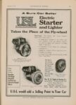 1913 1 18 USL Electric Starter and Lighter ad AUTOMOBILE TOPICS page 769 AACA Library