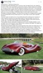 1948 Norman E Timbs BUICK Streamliner concept FB