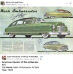 1949 NASH Ambassador Airflyte ad FB