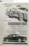1950 STUDEBAKER 1950 ad in French FB
