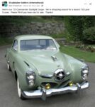 1950 STUDEBAKER Commander Starlight Coupe FB