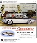 1955 STUDEBAKER Speedster ad FB