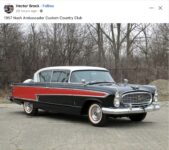 1957 NASH Ambassador Custom Country Club FB 2