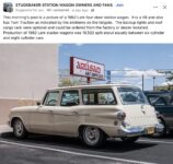 1962 STUDEBAKER Lark four door station wagon FB