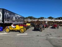 2024 8 14 Luguna Seca, CA Montertey Historics Ragtime Racers set up 1