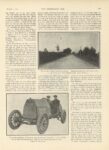 1910 11 1 DAVID BRUCE BROWN and HIS NEW FIAT RACING CAR photo THE HORSELESS AGE 8.5″×11.5″ page 671