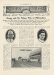 1912 10 9 Sports and Contests Bragg and De Palma Win at Milwaukee article THE HORSELESS AGE 8.5″×12″ page 529