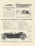 1913 1 8 National INTERNATIONAL CHAMPION ad THE HORSELESS AGE 9″×11.75″ page 47