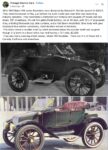 1914-1915 BAKER Electric WB series Roadsters FB