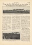 1915 4 29 Chicago Speedway Will Be Ready for Race on June 19 article MOTOR AGE 8.5″×12″ page 10