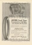 1916 11 2 ARCHER Cord Tires TWIN CITY CORD TIRE CO. Minneapolis, Minn ad MOTOR AGE 8.25″×11.75″ page 130