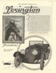 1921 4 23 Lexington Thorobred ad THE SATURDAY EVENING POST 10.5″×14″ page 99