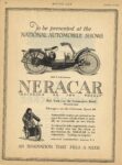 1922 1 12 NERACAR MOTORING ON TWO WHEELS ad MOTOR AGE 8″×10.75″ page 80