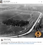 1924 Indy 500 Aerial view of track FB