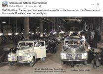 1940 STUDEBAKER Final line FB