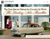 1951 ca. NASH Rambler catalog cover FB