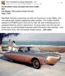 1956 OLDSMOBILE Golden Rocket concept FB