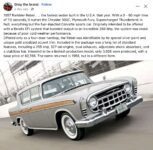 1957 RAMBLER Rebel FB