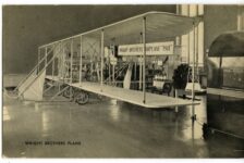 1911 Wright Brothers Airplane Model B postcard Chester County Historical Society