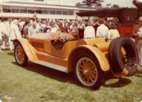 1982 August 22 Pebble Beach Concours Ted Bacon’s 1915 NATIONAL White Sportabout rear left