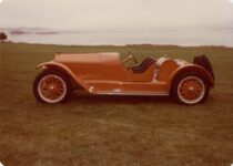 1982 August 22 Pebble Beach Concours Ted Bacon’s 1915 NATIONAL White Sportabout left side
