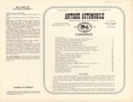 ANTIQUE AUTOMOBILE May-June 1979 CONTENTS 11″×8.5″ page 1