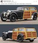 1931 BENTLEY Six Blue Train Woody Wagon FB