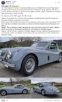 1953 JAGUAR XK 120 FB