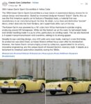 1954 KAISER DARRIN Sport Convertible yellow FB