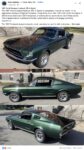 1967 FORD Mustang Fastback 390 4-Speed FB