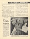 DePalma and Cooper Named to Hall of Fame article LA TIMES THE HORSELESS CARRIAGE CLUB GAZETTE No. 2 1954 8.5″×11″ page 19