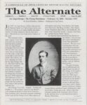 Joe Jagersberger The Flying Dutchman Feb. 14, 1884 – Oct 1952 By Kem Robertson Alabama article The Alternate June 15, 2007 7″×8.5″ Front cover page 1