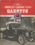 THE HORSELESS CARRIAGE CLUB GAZETTE No. 2 1954 8.5″×11″ Front cover