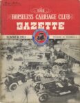 THE HORSELESS CARRIAGE CLUB GAZETTE Summer 1953 8.5″×11″ Front cover
