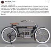 1909 1913 PIERCE Four motorcycle