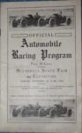 1911 9 9 Minnesota State Fair Auto Racing Program screenshot