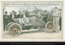1911 6 8 CASE Car 28 Shark Algonquin Hill Climb postcard front