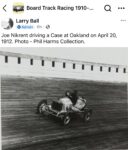 1912 4 20 Oakland CASE Joe Nikrent screenshot 1