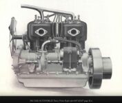 1912 CASE 30 (4″×4.25″) engine left side view page 32 a