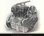 1912 CASE 30 (4″×4.25″) engine right side view page 33 a