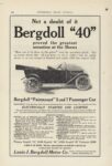 1913 3 1 BERGDOLL “40” Not a doubt of it ad AUTOMOBILE TRADE JOURNAL page 256 screenshot