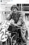 1920s ca. Lady on a RUDGE motorcycle FB