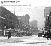 1924 9 Minneapolis, MN 7th Street and Hennepin FB
