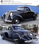 1937 HUPMOBILE Aerodynamic Model G Rumble Seat Coupe FB