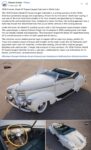 1938 GRAHAM Model 97 Supercharged Cabriolet FB