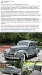 1939 CHRYSLER Imperial Four Door Sedan FB