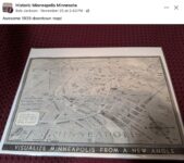 1939 Minneapolis, MN Downtown map FB