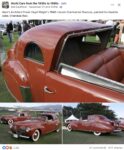 1940 LINCOLN Continental Towncar Frank Lloyd Wright FB